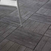 Piastra-ombrellone-palo-laterale-wengè'-50x50-Antracite-Milani-Home