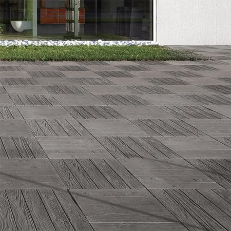 Piastra-ombrellone-palo-laterale-wengè'-50x50-Antracite-Milani-Home