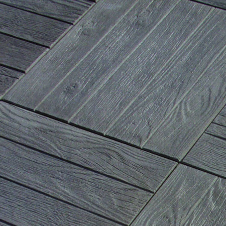 Piastra-ombrellone-palo-laterale-wengè'-50x50-Antracite-Milani-Home