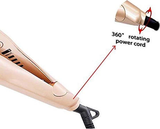 Piastra Per Acconciatura Capelli 2in1 Ricci E Lisci Twistline Hair Curling Iron Piastre per capelli Trade Shop italia - Napoli, Commerciovirtuoso.it