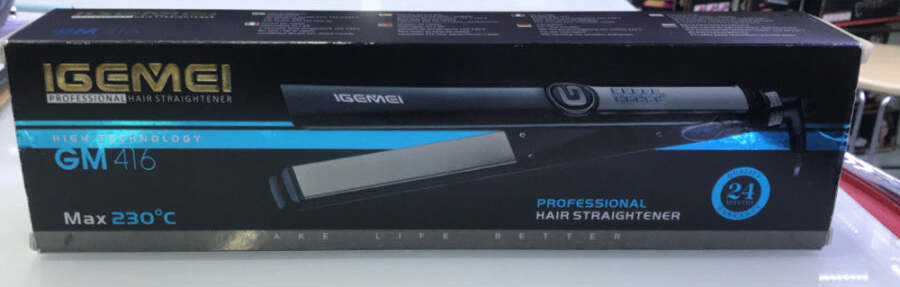 Piastra-Per-Capelli-Gm416-Professionale-Lisciante-Ceramica-Controllo-Temperatura