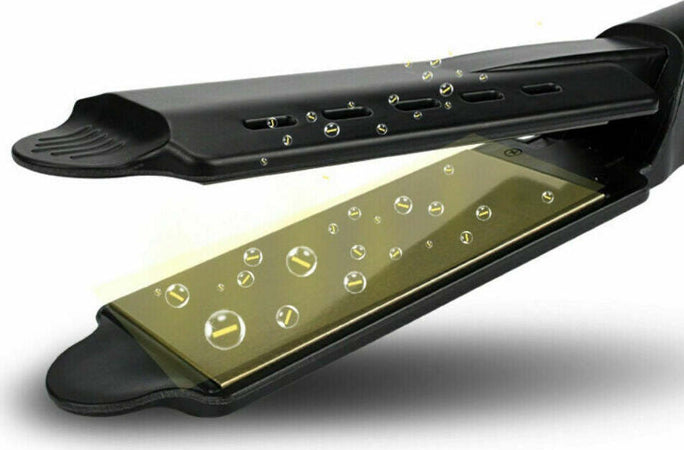 PIASTRA PER CAPELLI IONICO A VAPORE IN TORMALINA PROFESSIONALE SUPER LISCIANTE Bellezza/Cura dei capelli/Strumenti per lo styling/Piastre per capelli Zencoccostore - Formia, Commerciovirtuoso.it