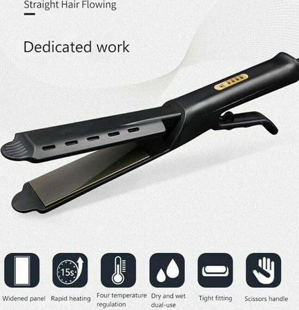 Piastra Per Capelli Ionico A Vapore In Tormalina Professionale Super Lisciante Salute e Bellezza > Cura dei Capelli > Piastre per capelli Trade Shop italia - Napoli, Commerciovirtuoso.it