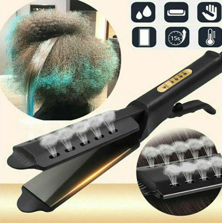 Piastra Per Capelli Ionico A Vapore In Tormalina Professionale Super Lisciante Salute e Bellezza > Cura dei Capelli > Piastre per capelli Trade Shop italia - Napoli, Commerciovirtuoso.it