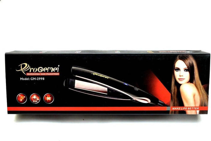 Piastra Per Capelli Lisci Professionale Rivestimento Ceramica Tormalina Gm-2998 Salute e Bellezza > Cura dei Capelli > Piastre per capelli Trade Shop italia - Napoli, Commerciovirtuoso.it