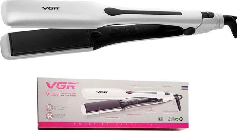 Piastra Per Capelli Lisciante Professionale Temperatura Regolabile 50w Vgr V-556 Salute e Bellezza > Cura dei Capelli > Piastre per capelli Trade Shop italia - Napoli, Commerciovirtuoso.it