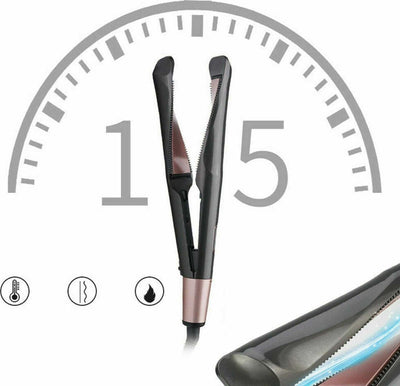 Piastra Per Capelli Spirale Piatto Ionico a Vapore in Tormalina Professionale Bellezza/Cura dei capelli/Strumenti per lo styling/Piastre per capelli Zencoccostore - Formia, Commerciovirtuoso.it