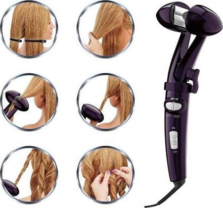 PIASTRA SPAZZOLA CAPELLI SECRET WAVE AUTOMATICA 360° ARRICCIACAPELLI CERAMICA Bellezza/Cura dei capelli/Strumenti per lo styling/Modellatori ad aria calda Trade Shop italia - Napoli, Commerciovirtuoso.it