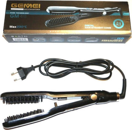 PIASTRA SPAZZOLA PER CAPELLI LISCI IN CERAMICA PROFESSIONALE 230° 45W GM 418 Bellezza/Cura dei capelli/Strumenti per lo styling/Piastre per capelli Trade Shop italia - Napoli, Commerciovirtuoso.it