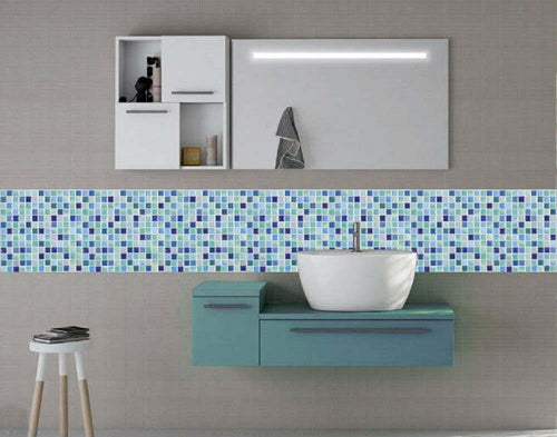 Piastrella 3d Mosaico Mattonella Parete Ritagliabili Murali Adesivi 30x30cm Celeste Casa, arredamento e bricolage > Accessori Casa > Stickers e Adesivi Trade Shop italia - Napoli, Commerciovirtuoso.it