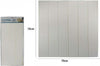 Piastrella-Mattonella-3d-Adesivo-Parete-Muro-Pannello-70x70cm-Legno-Bianco-71104