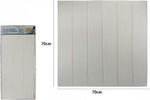 Piastrella-Mattonella-3d-Adesivo-Parete-Muro-Pannello-70x70cm-Legno-Bianco-71104