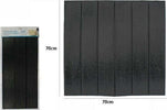 Piastrella-Mattonella-3d-Adesivo-Parete-Muro-Pannello-70x70cm-Legno-Nero-71103