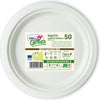 Piatti piani - diametro 220 mm - biodegradabili - Dopla Green - conf. 50 pezzi Casa e cucina/Stoviglie/Stoviglie monouso/Piatti Eurocartuccia - Pavullo, Commerciovirtuoso.it