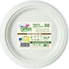 Piatti piani - diametro 220 mm - biodegradabili - Dopla Green - conf. 50 pezzi Casa e cucina/Stoviglie/Stoviglie monouso/Piatti Eurocartuccia - Pavullo, Commerciovirtuoso.it