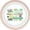 Piatti piani Twin - in polpa - D 22 cm - Dopla Green - conf.10 pezzi Casa e cucina/Stoviglie/Stoviglie monouso/Piatti Eurocartuccia - Pavullo, Commerciovirtuoso.it