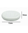 Piattino Per Sapone Ceramica Bianco Portasaponetta Moderno Accessori Bagno 79246