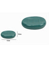 Piattino Per Sapone Ceramica Verde Porta Saponetta Moderno Accessori Bagno 79266