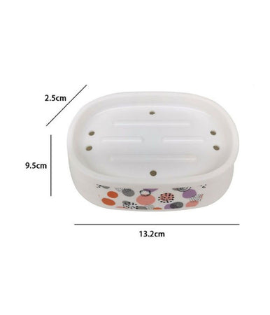 Piattino Porta Sapone Saponetta Accessorio Arredo Bagno Con Sfere Astratte 87084