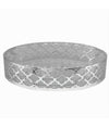 Piattino Porta Sapone Saponetta Accessorio Bagno Argento Stile Baracco Arredo 59108