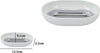 Piattino Porta Sapone Saponetta Bianco Silver Accessori Bagno 12.5 X 9.5cm 79865 Casa, arredamento e bricolage > Accessori Bagno > Set da Bagno Trade Shop italia - Napoli, Commerciovirtuoso.it