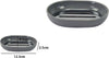 Piattino Porta Sapone Saponetta Grigio Silver Accessori Bagno 12.5x9.5 Cm 79895 Casa e cucina/Bagno/Accessori e biancheria da bagno per bambini/Accessori/Dosatori e porta accessori/Piattini portasapone Trade Shop italia - Napoli, Commerciovirtuoso.it
