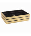 Piattino Porta Sapone Saponetta Oro A Righe Stile Moderno Arredo Bagno 10387
