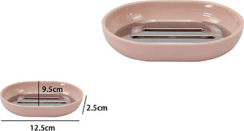 Piattino Porta Sapone Saponetta Rosa Silver Accessori Bagno 12.5 X 9.5 Cm 79871 Casa, arredamento e bricolage > Accessori Bagno > Set da Bagno Trade Shop italia - Napoli, Commerciovirtuoso.it