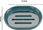 Piattino Porta Sapone Saponetta Verde Petrolio Silver Bagno 12.5 X 9.5 Cm 69476 Casa e cucina/Bagno/Accessori e biancheria da bagno per bambini/Accessori/Dosatori e porta accessori/Piattini portasapone Trade Shop italia - Napoli, Commerciovirtuoso.it