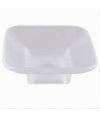 Piattino Ricambio Porta Sapone In Vetro Satinato Quadrato Bagno Accessorio 87264