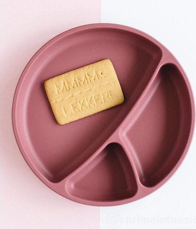 Piatto diviso a ventosa Minikoioi Portions  mattone Prima infanzia/Allattamento e pappa/Stoviglie/Piatti La Casa Del Bebè - Napoli, Commerciovirtuoso.it