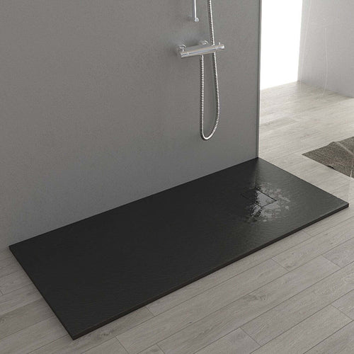 Piatto-Doccia-Acrilico-Antracite-effetto-Pietra-Ultraslim-altezza-2.6cm