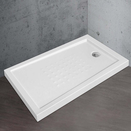 Piatto-Doccia-Acrilico-Bianco-scarico-incluso-Ultraslim-altezza-5.5cm