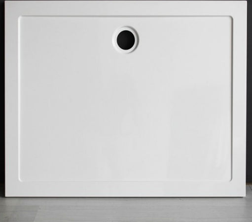 Piatto-Doccia-Acrilico-Rettangolare-Bianco-Scarico-Incluso-altezza-5cm