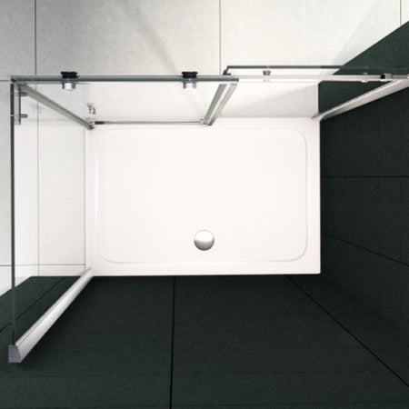 Piatto-Doccia-Acrilico-Rettangolare-Bianco-Scarico-Incluso-altezza-5cm