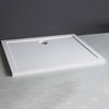 Piatto-Doccia-Acrilico-Rettangolare-Bianco-Scarico-Incluso-altezza-5cm