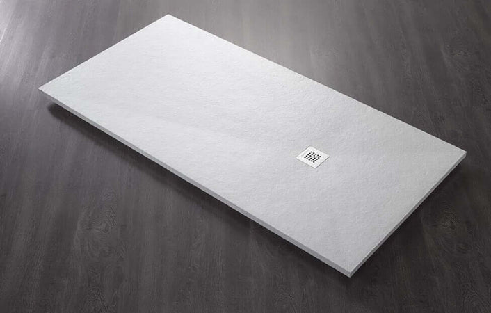 Piatto Doccia Bianco Marmo Resina Super Sottile H 2.5 Cm Piatto Doccia Design Moderno Griglia Di Scarico Cromata Casa e cucina/Bagno/Attrezzature per bagni/Docce e componenti doccia/Box doccia Shopbagno.it - Roma, Commerciovirtuoso.it