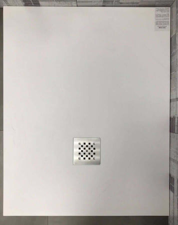 Piatto Doccia Bianco Marmo Resina Super Sottile H 2.5 Cm Piatto Doccia Design Moderno Griglia Di Scarico Cromata Casa e cucina/Bagno/Attrezzature per bagni/Docce e componenti doccia/Box doccia Shopbagno.it - Roma, Commerciovirtuoso.it