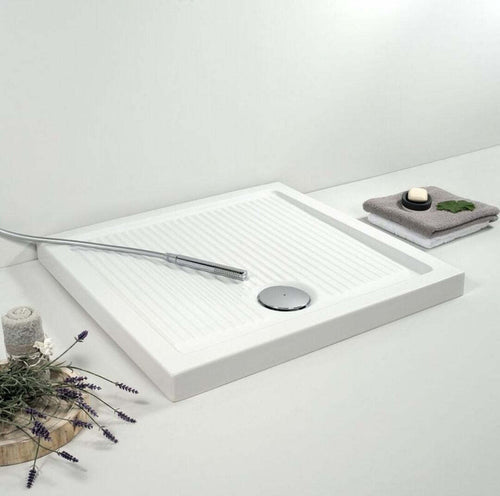 Piatto doccia in Porcellana Altezza 6,5 cm Bianco Quadrato o Rettangolare Fai da te/Attrezzature per cucine e bagni/Attrezzature per bagni/Docce e componenti doccia/Piatti doccia Ogomondo - Martina Franca, Commerciovirtuoso.it