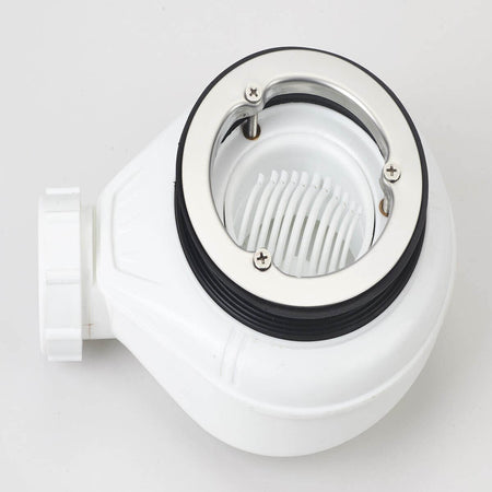 Piatto Doccia Mineral Marmo Bianco Scarico Laterale - Shopbagno.it