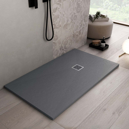 Piatto Doccia Mineralmarmo Antracite modello Roma Fai da te/Attrezzature per cucine e bagni/Attrezzature per bagni/Docce e componenti doccia/Piatti doccia StileBagno - Roma, Commerciovirtuoso.it
