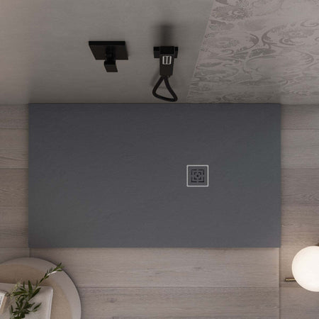 Piatto Doccia Mineralmarmo Antracite modello Roma Fai da te/Attrezzature per cucine e bagni/Attrezzature per bagni/Docce e componenti doccia/Piatti doccia StileBagno - Roma, Commerciovirtuoso.it