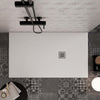 Piatto Doccia Mineralmarmo Ardesia effetto Pietra Bianco Fai da te/Attrezzature per cucine e bagni/Attrezzature per bagni/Docce e componenti doccia/Piatti doccia StileBagno - Roma, Commerciovirtuoso.it