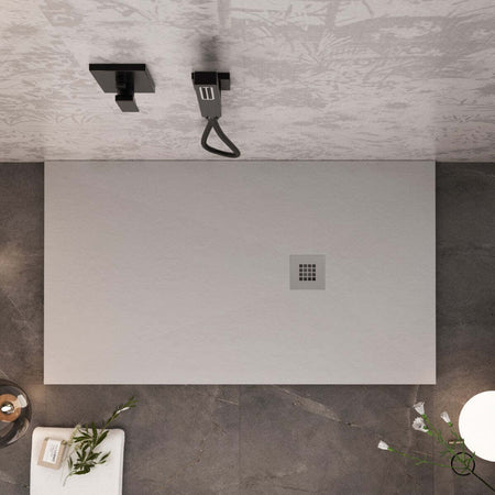Piatto Doccia Mineralmarmo Ardesia effetto Pietra Grigio Chiaro Fai da te/Attrezzature per cucine e bagni/Attrezzature per bagni/Docce e componenti doccia/Piatti doccia StileBagno - Roma, Commerciovirtuoso.it