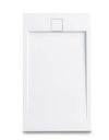 Piatto Doccia Mineralmarmo Bianco Effetto Roccia Spessore 2,3cm