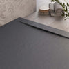 Piatto-Doccia-Mineralmarmo-effetto-Pietra-Antracite-Venice