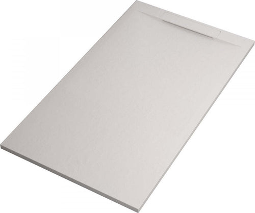 Piatto-Doccia-Mineralmarmo-effetto-Pietra-Ardesia-Bianco-Venice