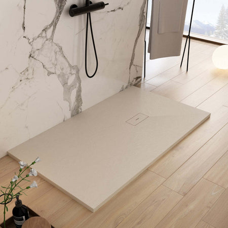Piatto Doccia Mineralmarmo effetto pietra Crema DUBAI Fai da te/Attrezzature per cucine e bagni/Attrezzature per bagni/Docce e componenti doccia/Piatti doccia StileBagno - Roma, Commerciovirtuoso.it