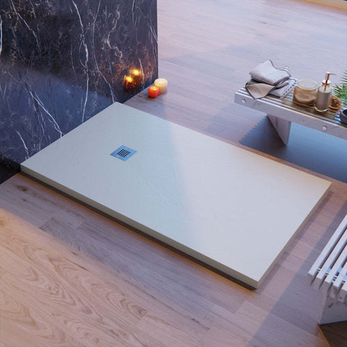 Piatto Doccia Mineralmarmo effetto pietra Crema Scarico Laterale Made in Italy Amalfi piatto doccia bianco crema minimal design moderno effetto pietra Fai da te/Attrezzature per cucine e bagni/Attrezzature per bagni/Docce e componenti doccia/Box doccia StileBagno - Roma, Commerciovirtuoso.it