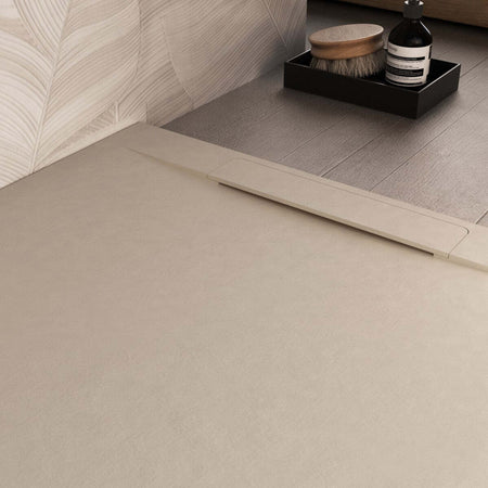 Piatto-Doccia-Mineralmarmo-effetto-pietra-Crema-Venice